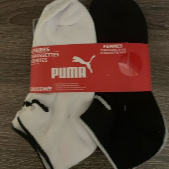 Puma Women s Socks Low Cut 6 Pairs Cushioned - Picture 5 of 6